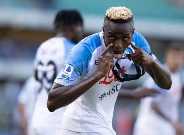 Victor Osimhen Scores for Napoli Against Verona