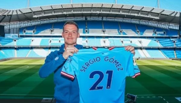 Sergio Gomez sign for Manchester City